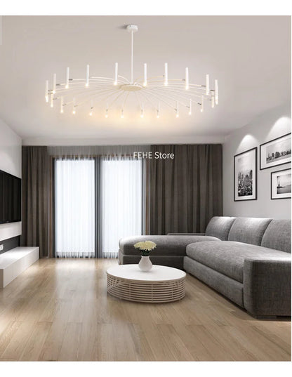 Living room lamp, new light luxury bedroom chandelier Nordic lamps modern minimalist atmosphere For home dining room Lights