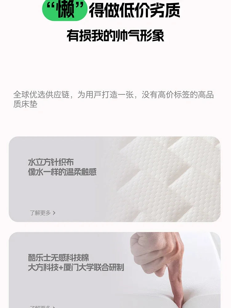 Designer Queen Soft Mattress Extension High Quality Memory Foam Double Bed Mattress Hotel Sleeping Colchones De Cama Furniture
