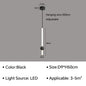 Modern Simple LED Pendant Lamp Living Room Bedroom Bedside TV Background Kitchen Island Restaurant Home Decor Lighting Fixture