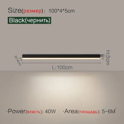 Ceiling lamps for kitchen, living room, ceiling lights led bedroom, dining room, Nordic modern aisle, balcony strip light