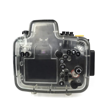 Meikon 40 M 130ft Waterproof Underwater Camera Housing Diving Kasus untuk Canon EOS DSLR 80D Digital Kamera Scuba Pakaian