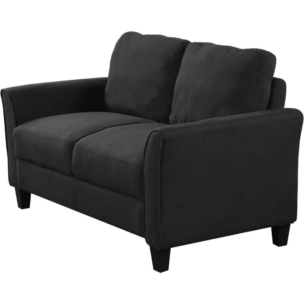 Sectional Sofa Sets, Modern Polyester Blend Sectional Couch Set with Sofa, Loveseat and Armchair, Living Room Furniture Sets