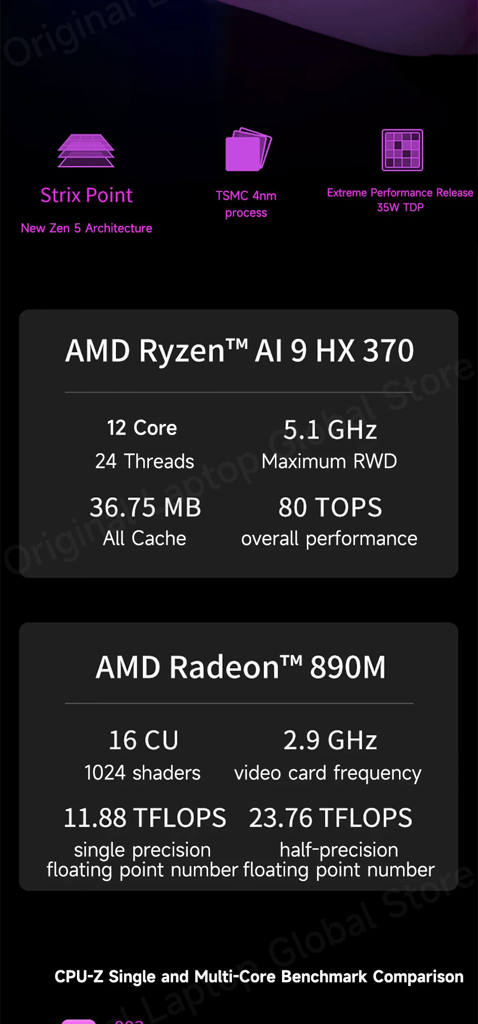 GPD Pocket 4 2025 Model AMD R7 8840U/AI 9 365/AI 9 HX 370 Processor 8.8-inch 2.5K Resolution 144 Hz Refresh Rate Mini Laptop