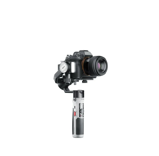 M2S 3-Axis Mirrorless Cameras Gimbal Handheld Stabilizer for Sony Canon Action Compact Camera Smartphones Vlog