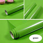 PVC Waterproof Oil-Proof Wallpaper White Self-Adhesive Kitchen Cabinet Table Top Old Furniture Renovation Color Change Stickers