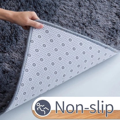 Grey Area Rugs for Living Room Bedroom carpet Soft Plush Fluffy Rug for Dorm Room Classroom Home Office Nursery Thick Carpet