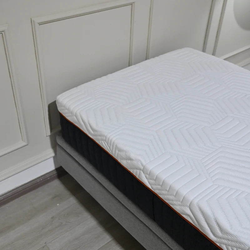 New Fashion Comfortable No Pressure Grid Shape Gel Tpe Topper Full Size High Quality Mattress