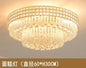 Nordic Modern Golden Round Ring Hanging Light Modern LED Crystal Ceiling Chandelier Lamp For Dinning Living Room Hall Home Decor