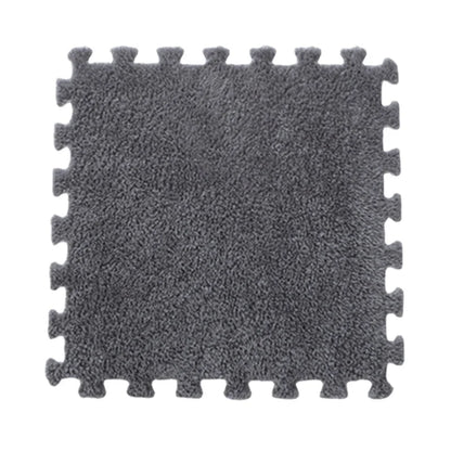 EVA Crawling Mat Stitching Suede Floor Mat Baby Play Mat Home Fashion Living Room Bedroom Puzzle Foam Carpet 30*30*1x1.0cm