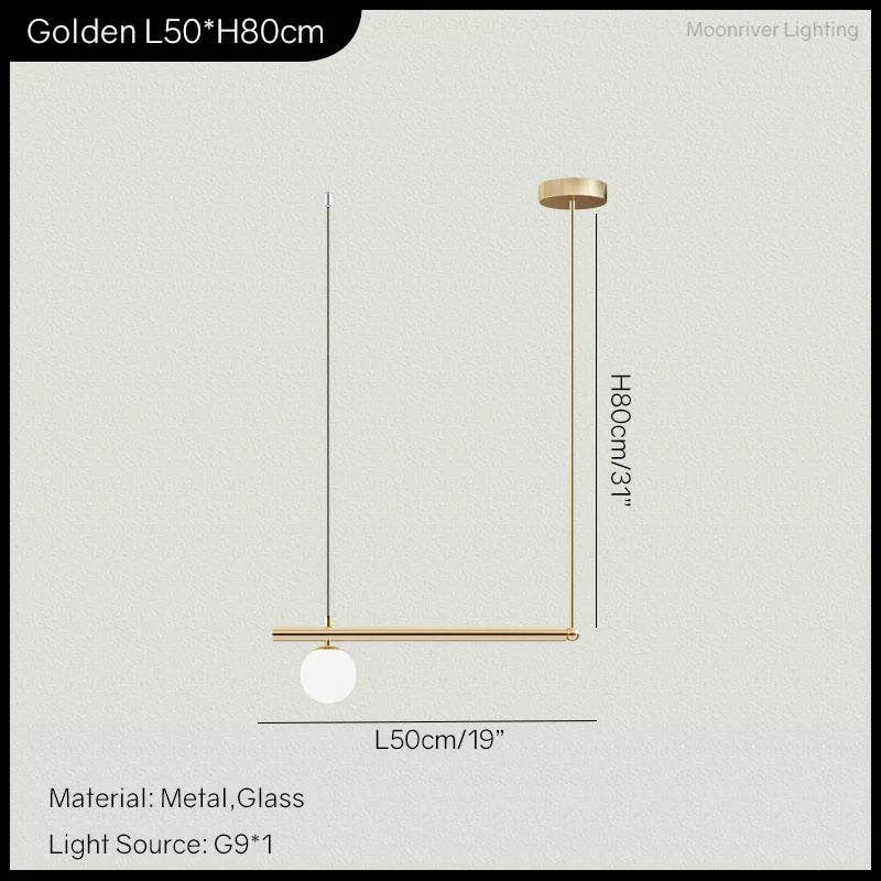 Hanging Lamp for Home LED Modern Minimalist Living Room Chandelier Simple Linear Restaurant Pendant Light Nordic Creative Shop
