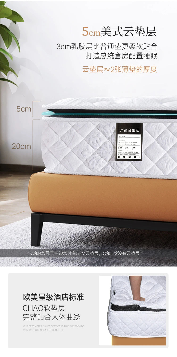 Thickness Queen Cozy Mattresses Double Size Firm Spring Twin Mattresses King Size Floor Colchones Matrimoniales Furniture
