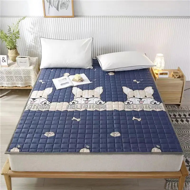Ultra-soft foldable Cotton Mattress, Breathable Anti Tatami Mat, Student Dormitory, Single, Double, King Size Bed, Household