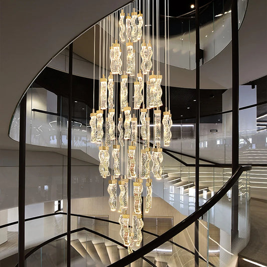 Nordic home decoration, stair chandelier, living room bedroom and dining room Pendant lights, ceiling light, indoor lighting