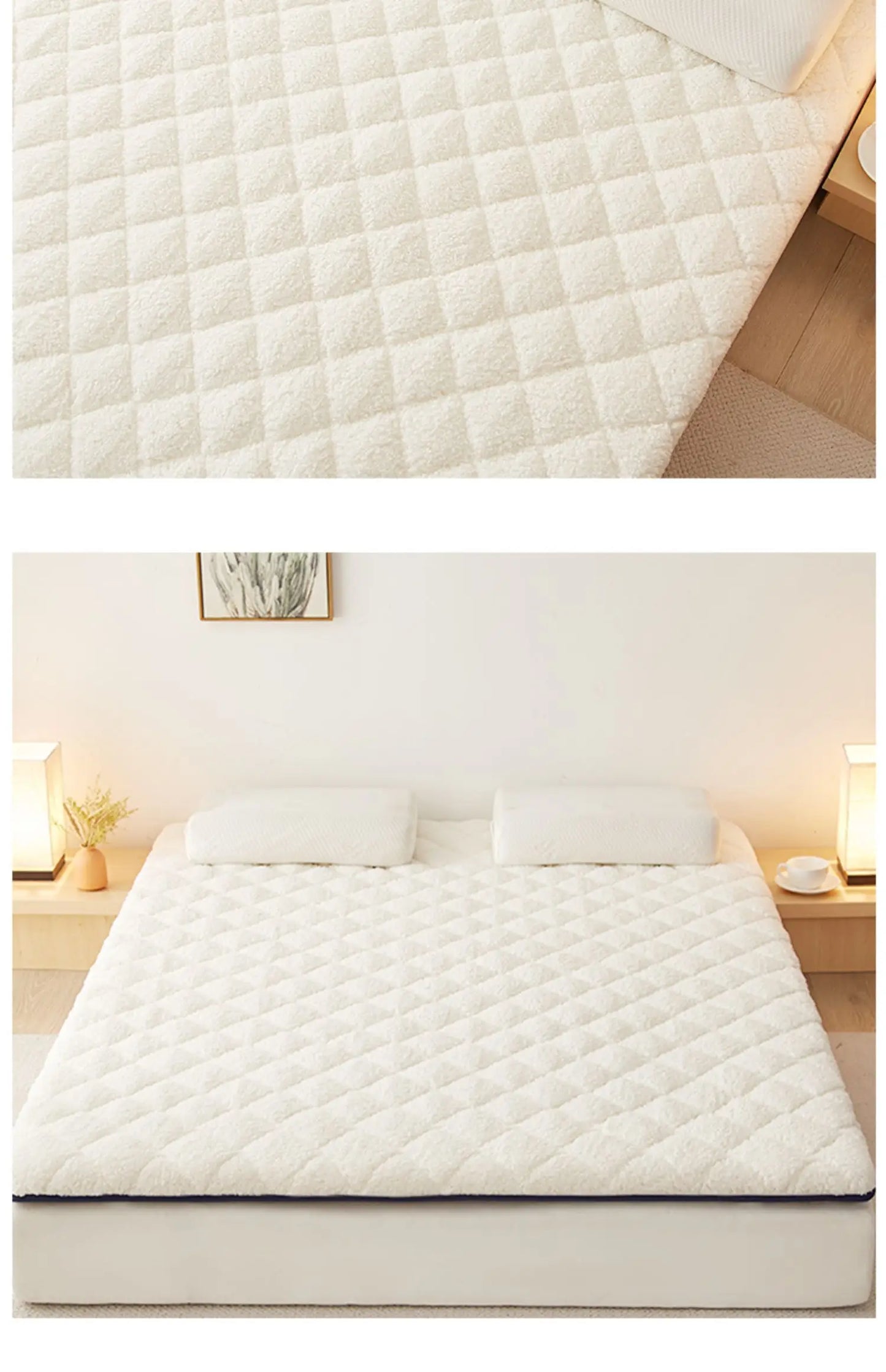 Comfortable Armchair Bed with Tatami Mattress Inflatable Sleeping Mat Single Futon Bed Home or Use