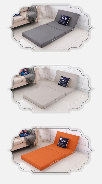 Memory Single Foam Folding Mattress Foldable Tatami Yoga Mat for Floor Sleeping School Office Lunch Break Mattresses Portable