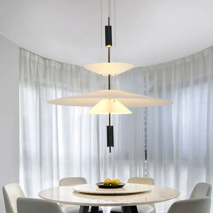 Modern Flying Saucer LED Pendant Lights Personality Home Decor Hanging Lamp Dining Table Bar Living Room Artistic UFO Chandelier