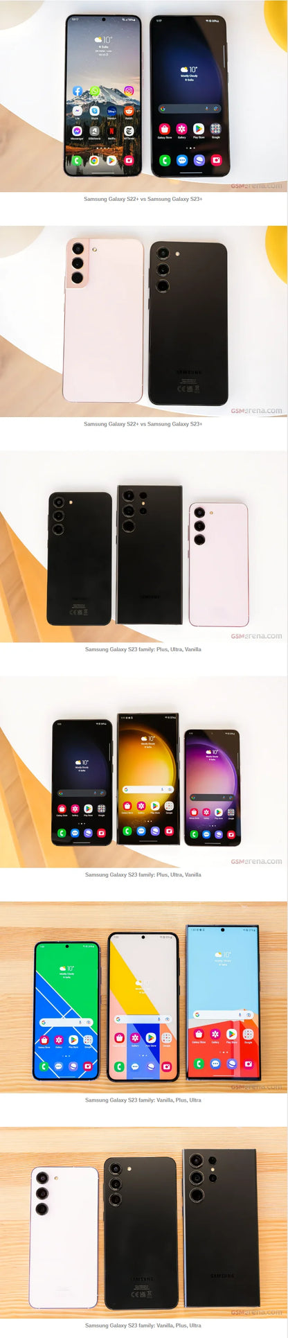 Samsung Galaxy S23+ S23 Plus 5G S916U1 S916B S916N S9160 6.6" AMOLED 8GB 256/512GB Snapdragon NFC Original Android Cell Phone