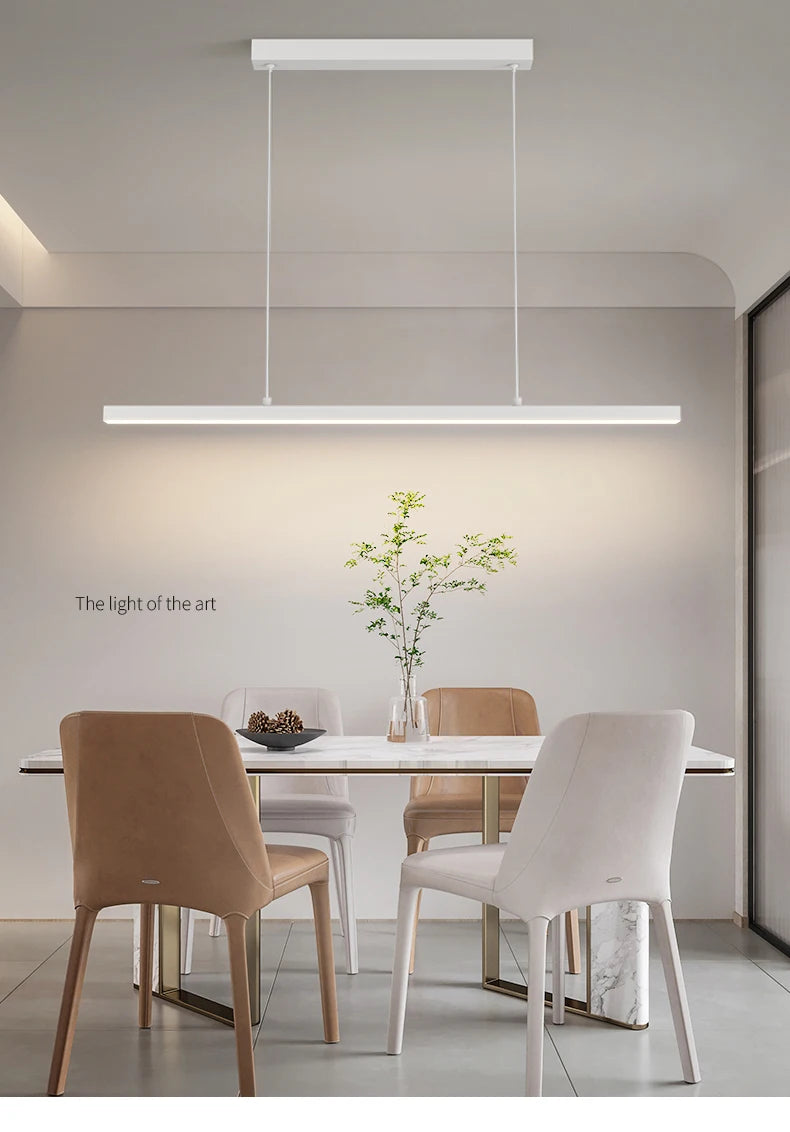 Modern Led Minimalist Long Pendant Lights For Home Villa Living Bedroom Dining Room Study Indoor Lighting Decoration Lamps