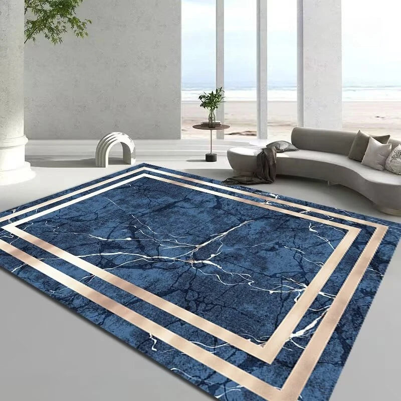 European Style Luxury Large Area Decor Rugs Home Frame Pattern Living Room Carpets Bedroom Lounge Coffee Tables Soft Floor Mat