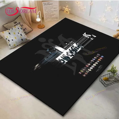 Fashion M-Michael-Jackson Printed  Carpets Living Room Anti-Skid Area Rug Kids Bedroom Mats Yoga Mat Large Carpet Decor