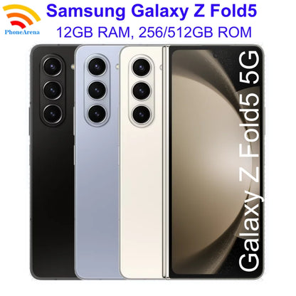 Samsung Galaxy Z Fold 5 Fold5 5G F946B F946U1 F946N 7.6" 12GB 256/512GB Snapdragon NFC Foldable Original 99% New Cell Phone