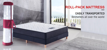 Cheap Price High Quality Latex Mattress Memory Foam Hypo-Allergenic Wholesale Queen Size Pocket Spring Bed Mattress