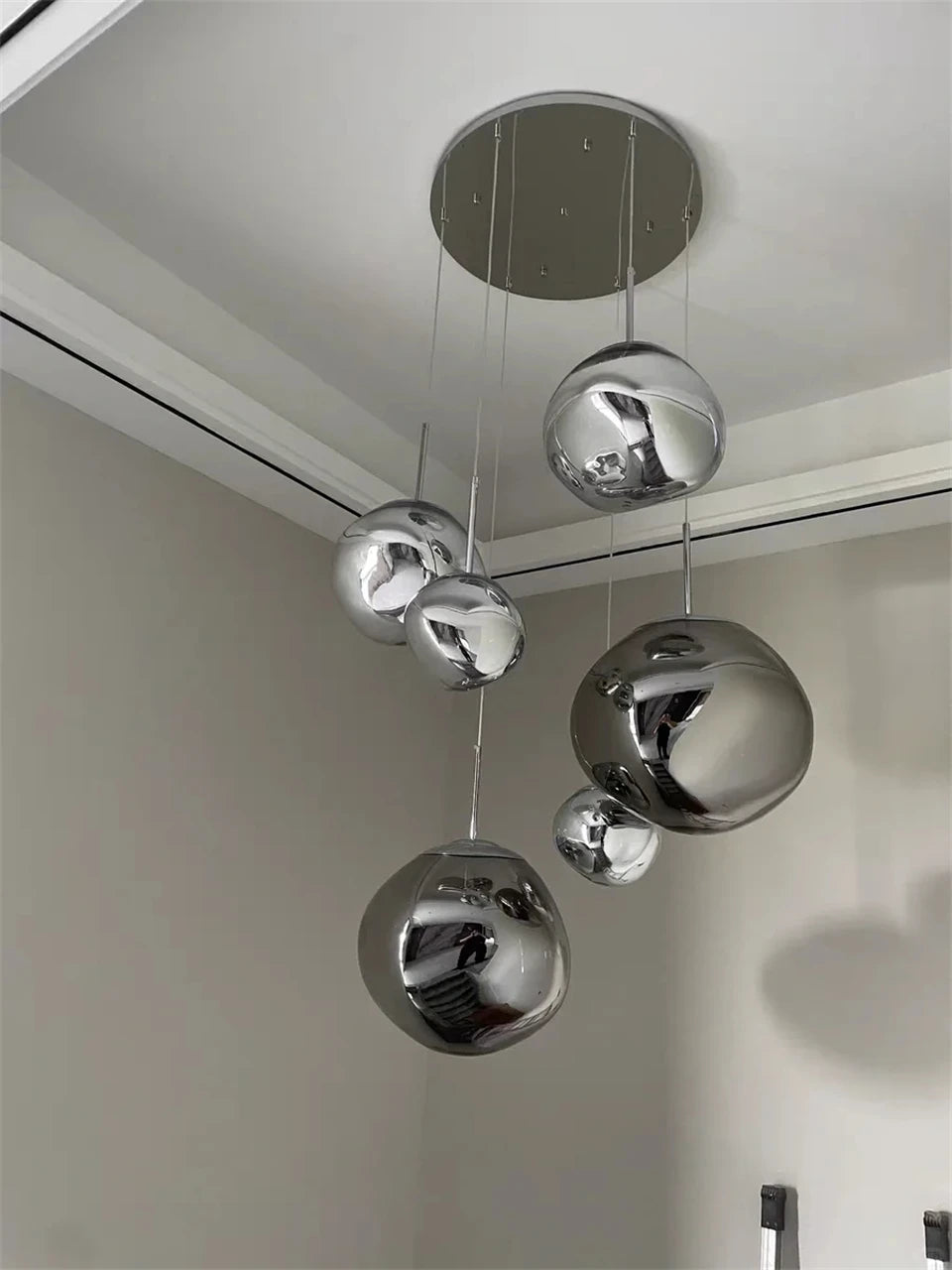 Nordic Lava Loft LED Pendant Light Modern Light PVC Lighting Living Room Indoor Decor Home Fixtures Kitchen Hanging Pendant Lamp