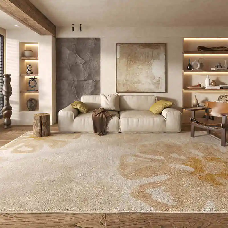 Maillard Style Carpets for Living Room Fluffy Soft Bedroom Decor Plush Carpet Luxury Cloakroom Thick Rug Large Area Washable Mat