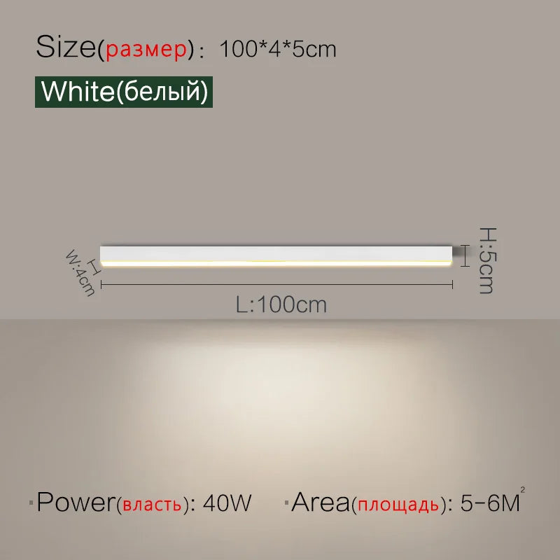 Ceiling lamps for kitchen, living room, ceiling lights led bedroom, dining room, Nordic modern aisle, balcony strip light