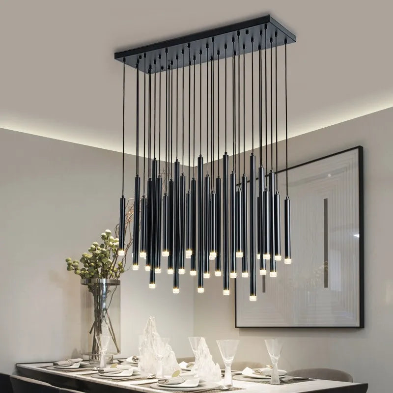 Modern Minimalist Led Dining Room Chandelier Nordic Luxury Living Room Lights Kitchen Island Dining Table Decorative Lamps