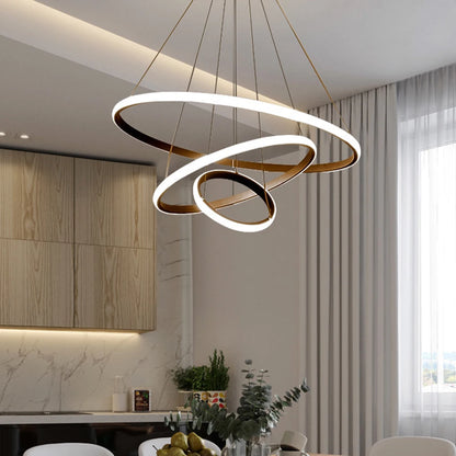 Modern Ceiling Chandelier Lighting Adjustable LED Pendant Chandelier High Brightness Ceiling Lamp for Living Room Bedroom