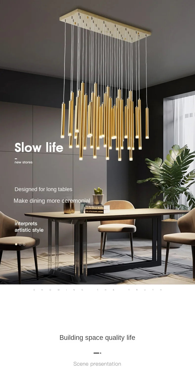 Modern Minimalist Led Dining Room Chandelier Nordic Luxury Living Room Lights Kitchen Island Dining Table Decorative Lamps