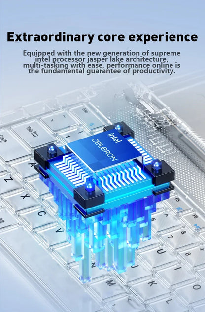 LENO 14.1"Ultra Slim Laptop 16GB RAM 2TB SSD Windows 11 Intel N3700 Notebook Gamer 1920*1080  Display Office Study Computer PC