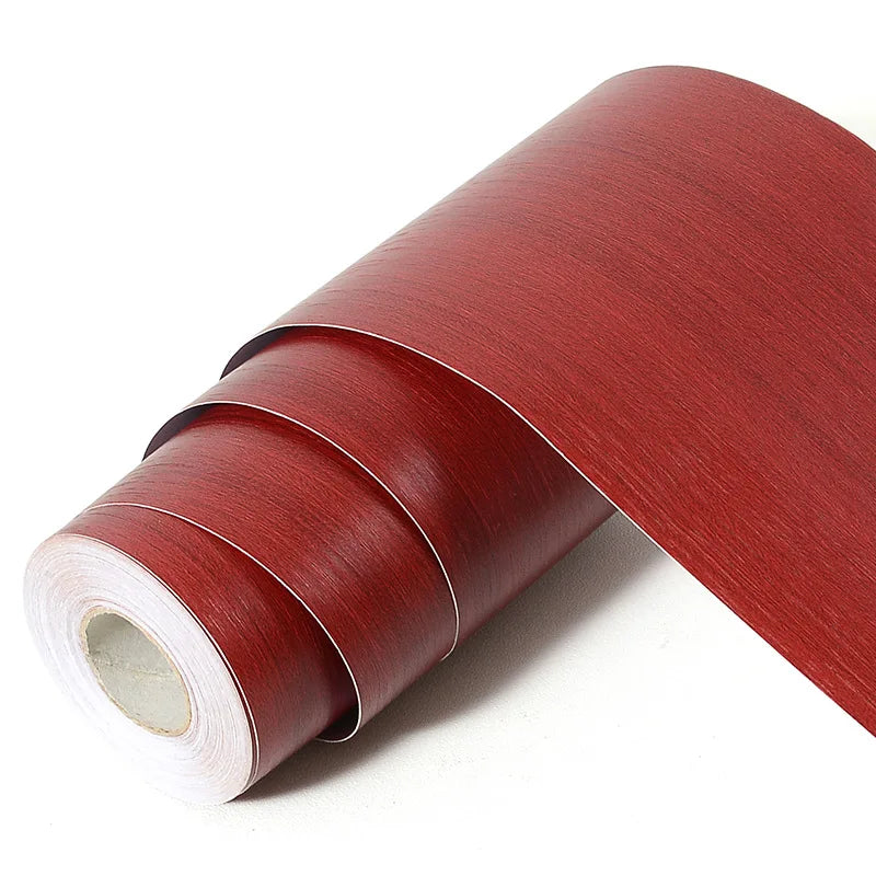 5M Skirting Line Wall Sticker Imitation Wood Pattern Self-adhesive PVC Sticker Living Room Corner Decals