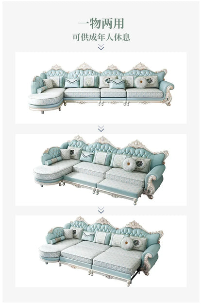 Corner Daiguifei Fabric Sofa Nordic Cozy Lounge Recliner Armchair Sofa Floor Lounge Luxury Divani Da Soggiorno Home Furniture