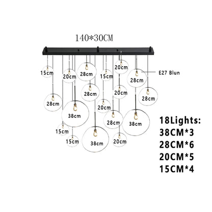 Nordic Lava Loft LED Pendant Light Modern Light PVC Lighting Living Room Indoor Decor Home Fixtures Kitchen Hanging Pendant Lamp