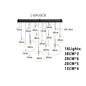 Nordic Lava Loft LED Pendant Light Modern Light PVC Lighting Living Room Indoor Decor Home Fixtures Kitchen Hanging Pendant Lamp