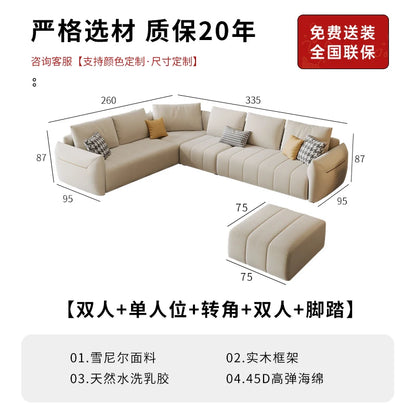 Corner Nordic Living Room Sofas Modern Floor Lounge White Outdoor Sofa Designer Love Seat Sectional Divano Trendy Furniture