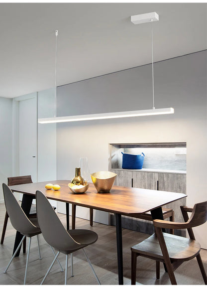 Modern Led Minimalist Long Pendant Lights For Home Villa Living Bedroom Dining Room Study Indoor Lighting Decoration Lamps