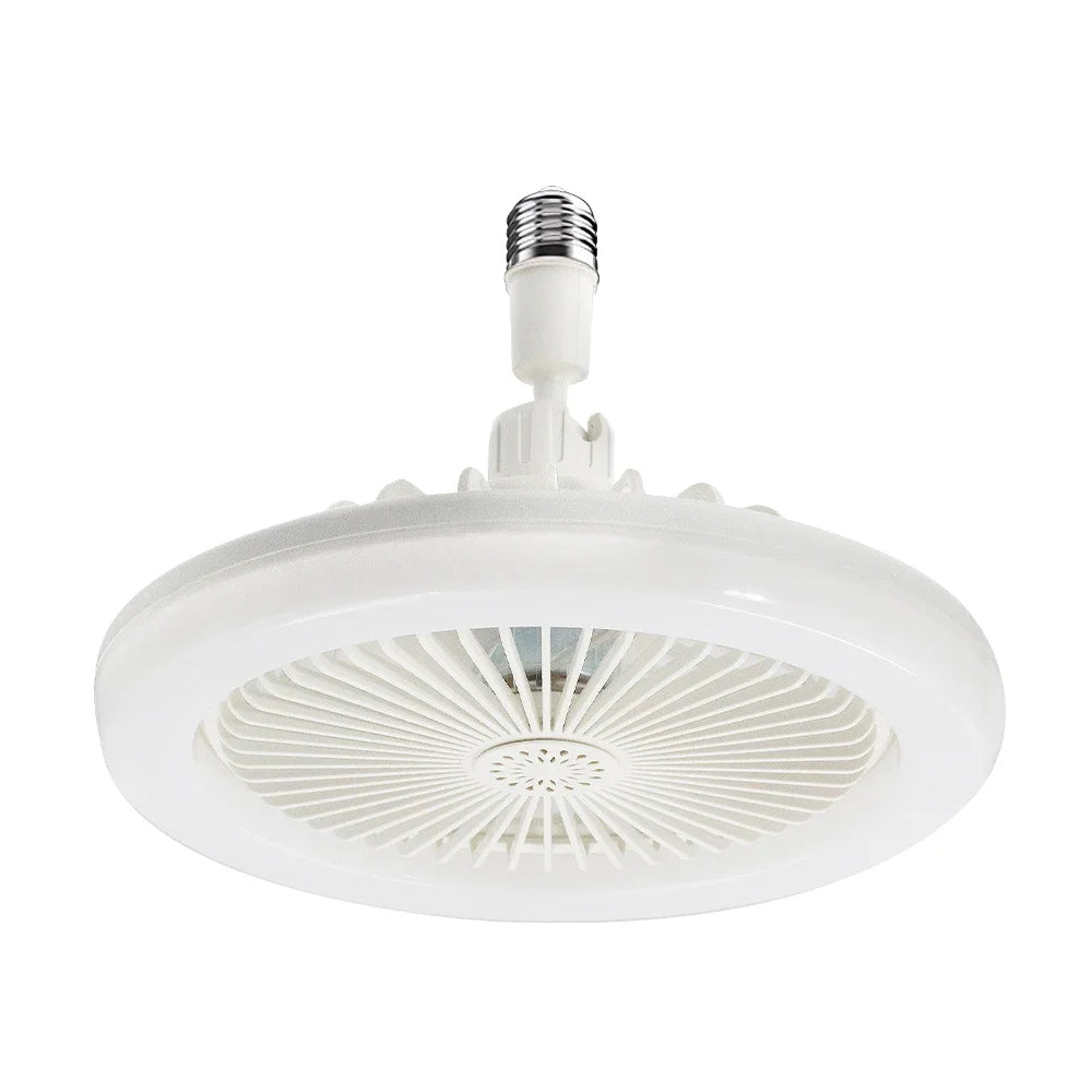 Favorable Discount White Light Round Mini Fan Lamp with Smart Remote Control Chandelier Ceiling Fan Light
