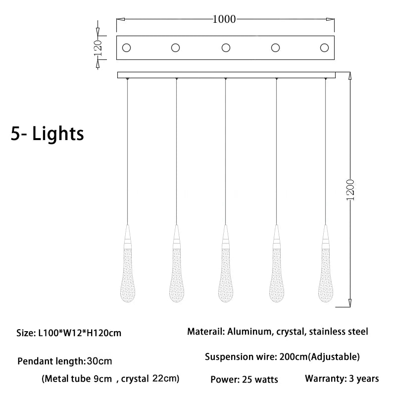 Modern crystal light chandelier for staircase large gold drop design led cristal lamp long villa lobby hanging lighting fixture