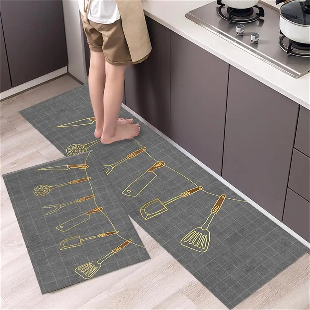 Non-slip Kitchen Carpets for Living Room Long Area Rug Kitchen Floor M0at Carpets Entrance Door Mat Home Decor Alfombra Tapis