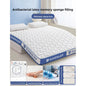 Mattress for home use, bedroom, latex sponge, soft mattress, dormitory, student, single mattress