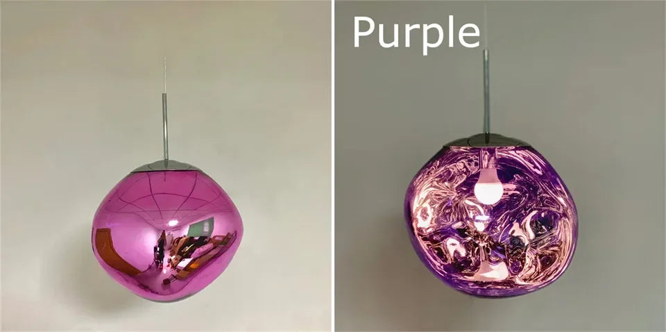 Nordic Lava Loft LED Pendant Light Modern Light PVC Lighting Living Room Indoor Decor Home Fixtures Kitchen Hanging Pendant Lamp