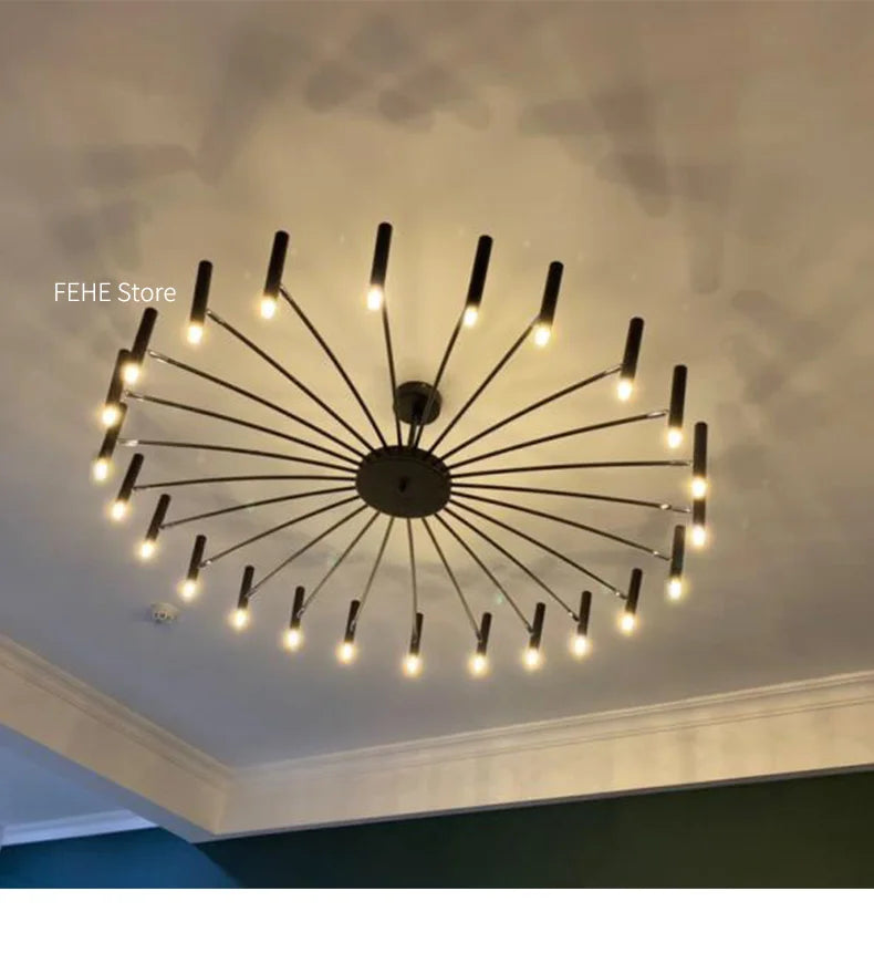 Living room lamp, new light luxury bedroom chandelier Nordic lamps modern minimalist atmosphere For home dining room Lights