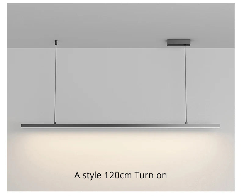 Modern Led Minimalist Long Pendant Lights For Home Villa Living Bedroom Dining Room Study Indoor Lighting Decoration Lamps
