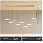 LED Restaurant Chandelier Hanging Pendant Light for Company Hotel Front Desk Lighting Spotlight Lotus Leaf Dining Table Fixtures