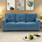 Cars Sofa for Living Room Set 3 Piece Modern Decor Loveseat Set with Arms and Nailhead,Includes Couch and A