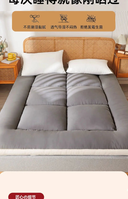 Tatami Soft Mattress for Dormitory Single Bed Mat Soy Fiber Cushioned Floor Mat Double Mattress for Comfortable Sleep