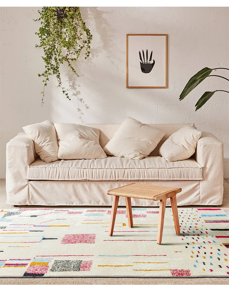 Carpet for Living Room Ethnic Style Large Area Fluffy Children Bedroom Rug Home Decoration Cloakroom Plush Mat ковер Tapete 러그